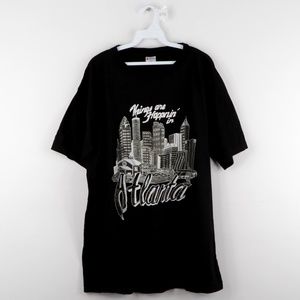 90s Atlanta Georgia Skyline Rap Style Tee T Shirt